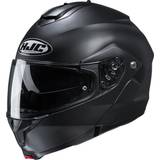 Men Motorcycle Helmets HJC C91 Solid, Black Man