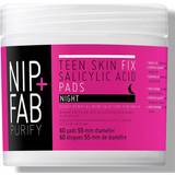 Deep Cleansing Exfoliators & Face Scrubs Nip+Fab Salicylic Fix Night Pads 60-pack