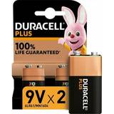 9V (6LR61) - Batteries Batteries & Chargers Duracell 9V Plus 2-pack