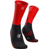 Compressport Mid Compression Socks Women - Black/Red
