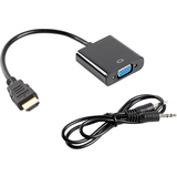Lanberg Cables Lanberg HDMI - VGA/3.5mm M-F Adapter 0.2m