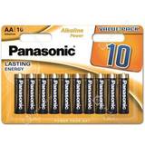 Batteries & Chargers Panasonic Alkaline Power AA 10-pack