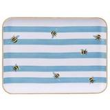 Joules Serving Joules Bee Blue Stripe Serving Tray