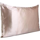 Pillow Cases Slip Silk Pillow Case Pink (76x21cm)