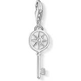 Thomas Sabo Charm pendant Key with Star - White/Silver