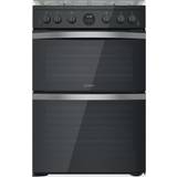 Indesit Gas Ovens Gas Cookers Indesit ID67G0MCB/UK Black