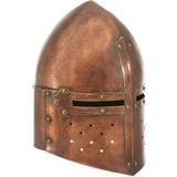Helmets vidaXL Medieval Knight Helmet for Role-Playing Games Antique Steel