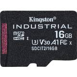 Kingston Memory Cards & USB Flash Drives Kingston Industrial microSDHC Class 10 UHS-I U3 V30 A1 16GB
