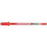 Pink Gel Pens Sakura Gelly Roll Moonlight 10 Fluorescent Vermilion Gel Pen 0.5mm