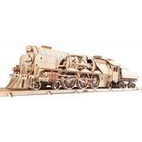 Wood 3D-Jigsaw Puzzles Ugears 3D Puzzle in Wood Train 538 Pieces