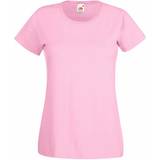 Universal Textiles Womens Value Fitted Short Sleeve Casual T-shirt - Pastel Pink