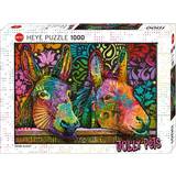 Heye Jigsaw Puzzles Heye Jolly Pets Donkey Love 1000 Pieces