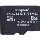 8 GB Memory Cards Kingston Industrial microSDHC Class 10 UHS-I U3 V30 A1 8GB