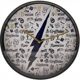 Harry Potter Infographic Multicolor Wall Clock 25.4cm