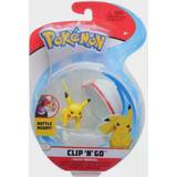 Tomy Toy Figures Tomy Clip N Go Pikachu + Premier Ball