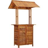 Wood Outdoor Bar Tables Garden & Outdoor Furniture vidaXL 45909 122x106cm Outdoor Bar Table