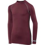Polyester Base Layer Rhino Boy's Long Sleeve Thermal Underwear Base Layer Vest Top - Maroon