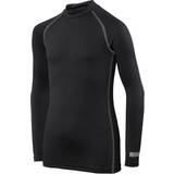 Polyester Base Layer Rhino Boy's Long Sleeve Thermal Underwear Base Layer Vest Top - Black