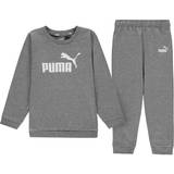 Buttons Tracksuits Children's Clothing Puma Infant + Toddler Essentials Minicats Jogger Suit - Medium Gray Heather ( 846141-03)