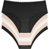 Organic Fabric Underwear Dorina Naomi Hipster Panties 5-pack - Black/White/Beige