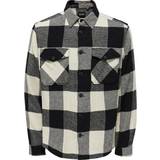 Only & Sons Checked Shirt - Black/Black