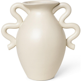White Vases Ferm Living Verso Vase 27cm