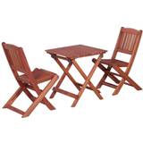 Foldable Bistro Sets Garden & Outdoor Furniture vidaXL 45586 Bistro Set, 1 Table incl. 2 Chairs