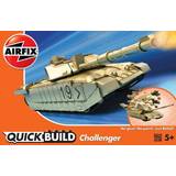 Airfix Toys Airfix Quickbuild Challenger Tank Desert J6010
