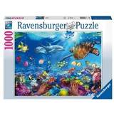 Animals Classic Jigsaw Puzzles Ravensburger Snorkeling 1000 Pieces