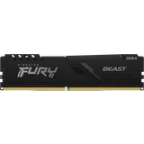 16 GB - 3200 MHz - DDR4 RAM Memory Kingston Fury Beast Black DDR4 3200MHz 16GB (KF432C16BB/16)