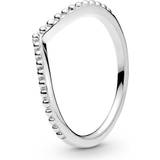 Pandora Rings Pandora Metallperlen Wishbone Ring- Silver