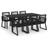 vidaXL 3058287 Patio Dining Set, 1 Table inkcl. 6 Chairs