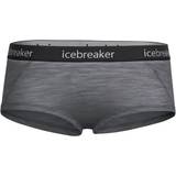 Icebreaker Knickers Icebreaker Women's Merino Sprite Hot Pants - Gritstone Heather/Black