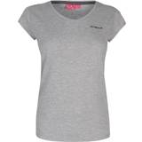 LA Gear V-Neck T-shirt Ladies - Grey Marl
