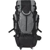 Bags vidaXL Hiking Backpack XXL 75L - Black/Grey