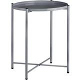 Steel Bedside Tables tectake Chester Bedside Table 45.5x45.5cm