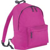 Beechfield Childrens Junior Fashion Backpack 2-pack - Fuchsia/Graphite Grey