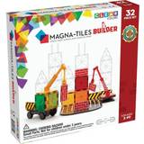 Construction Sites Building Games Magna-Tiles Clear Colors Builder 32pcs