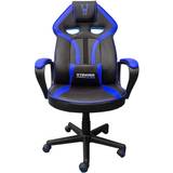 Padded Armrest Gaming Chairs Woxter Stinger Station Alien Gaming Chair - Black/Blue
