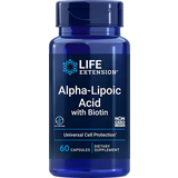 Beta-Alanine Vitamins & Minerals Life Extension Alpha Lipoic Acid with Biotin 60 pcs