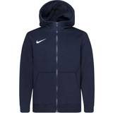 Blue Tops Children's Clothing Nike Youth Park 20 Full Zip Fleeced Hoodie - Obsidian/White (CW6891-451)