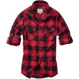 Brandit Amy Flannel Shirt - Black/Red