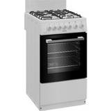 Gas cookers with eye level grill Blomberg GGS9151W White