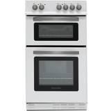 Electric Ovens - Two Ovens Cast Iron Cookers Montpellier MTE51W White
