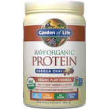 Sugarfree Protein Powders Garden of Life Raw Organic Protein Vanilla Chai 580g