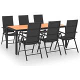vidaXL 3060056 Patio Dining Set, 1 Table incl. 6 Chairs