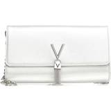 Silver Handbags Valentino Bags Divina Clutch - Silver