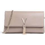 Faux Leather Clutches Valentino Bags Divina Clutch - Taupe