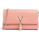 Faux Leather Clutches Valentino Bags Divina Clutch - Old Pink