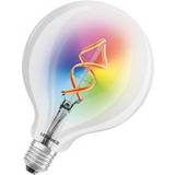 E27 Light Bulbs LEDVANCE Smart+ Fil Classic G125 RGBW LED Lamps 4.5W E27